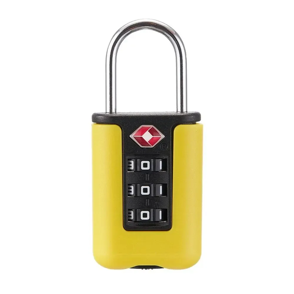 outil de sécurité de voyage portable, serrure à code pour bagages, serrure à code douanier tsa, serrure à combinaison à 3 chiffres, cadenas de couleur contrastée