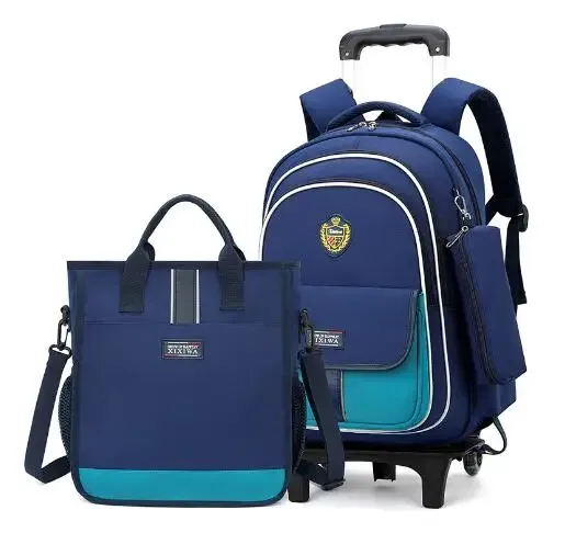 sac à dos à roulettes pour filles, sacs d'école à roulettes, bagage de voyage à main avec sac à main, sacs pour tout-petits