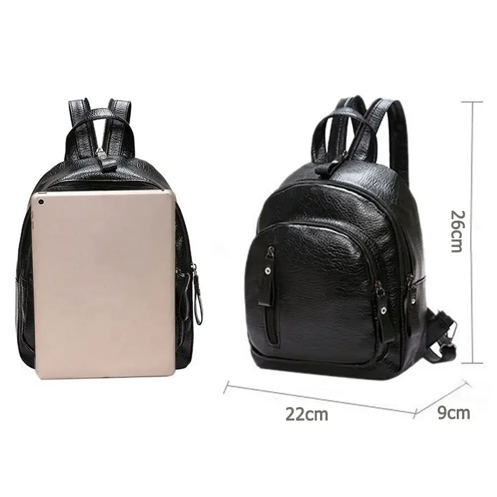 haute qualité imperméable en cuir femmes sac à dos mode anti-vol femmes sacs à dos dames grande capacité sac à dos