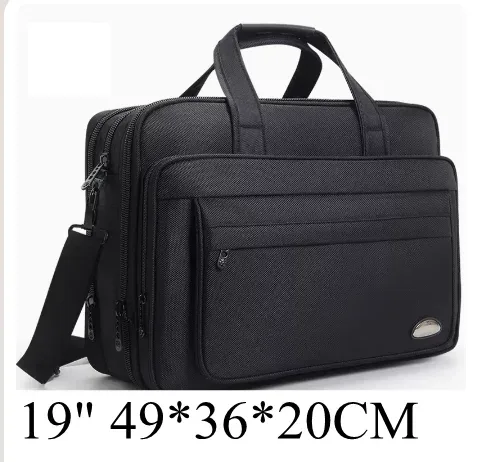 porte-documents d'affaires pour hommes et femmes, mallette extensible étanche pour ordinateur portable, sac de travail à bandoulière