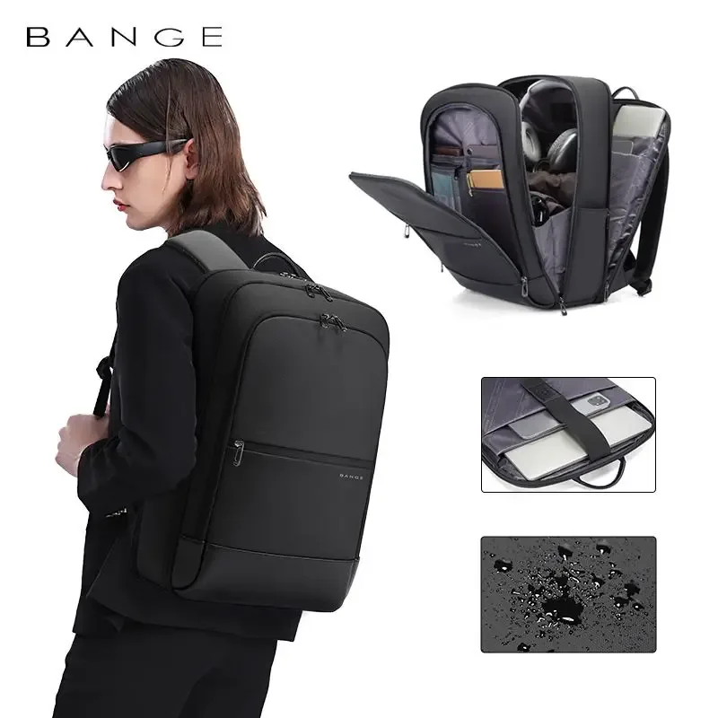 sac à dos professionnel bange 2026, nouvelle collection, multi-compartiments, grande capacité, pour hommes, idéal pour les trajets quotidiens et les voyages, sacoche pour ordinateur portable