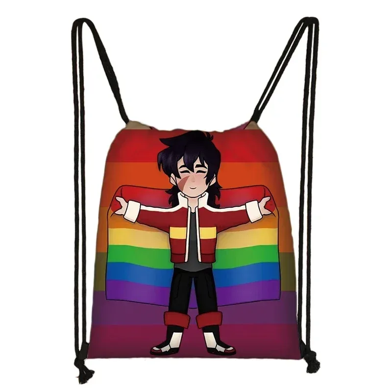 sac à dos à motif de cœur arc-en-ciel lgbt, sacs à cordon de proximité pour les zones de voyage, sac de rangement arc-en-ciel, mode thon, lesbienne et gay pride, cadeau