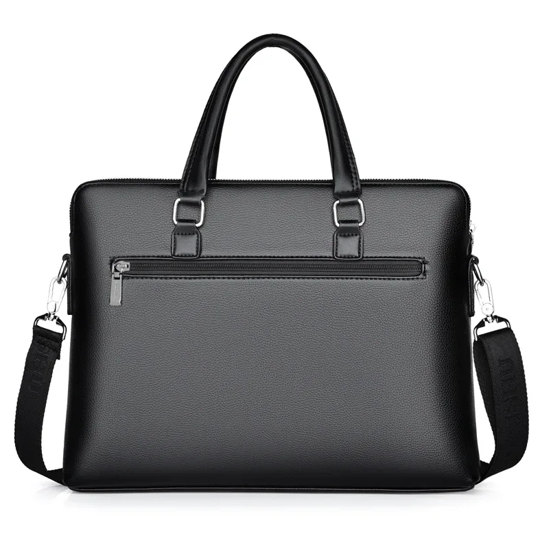 porte-documents de marque pour hommes en cuir, sacoche exécutive de bureau pour ordinateur portable 15,6 pouces, grand sac à documents, sac à main pour hommes, sac fourre-tout