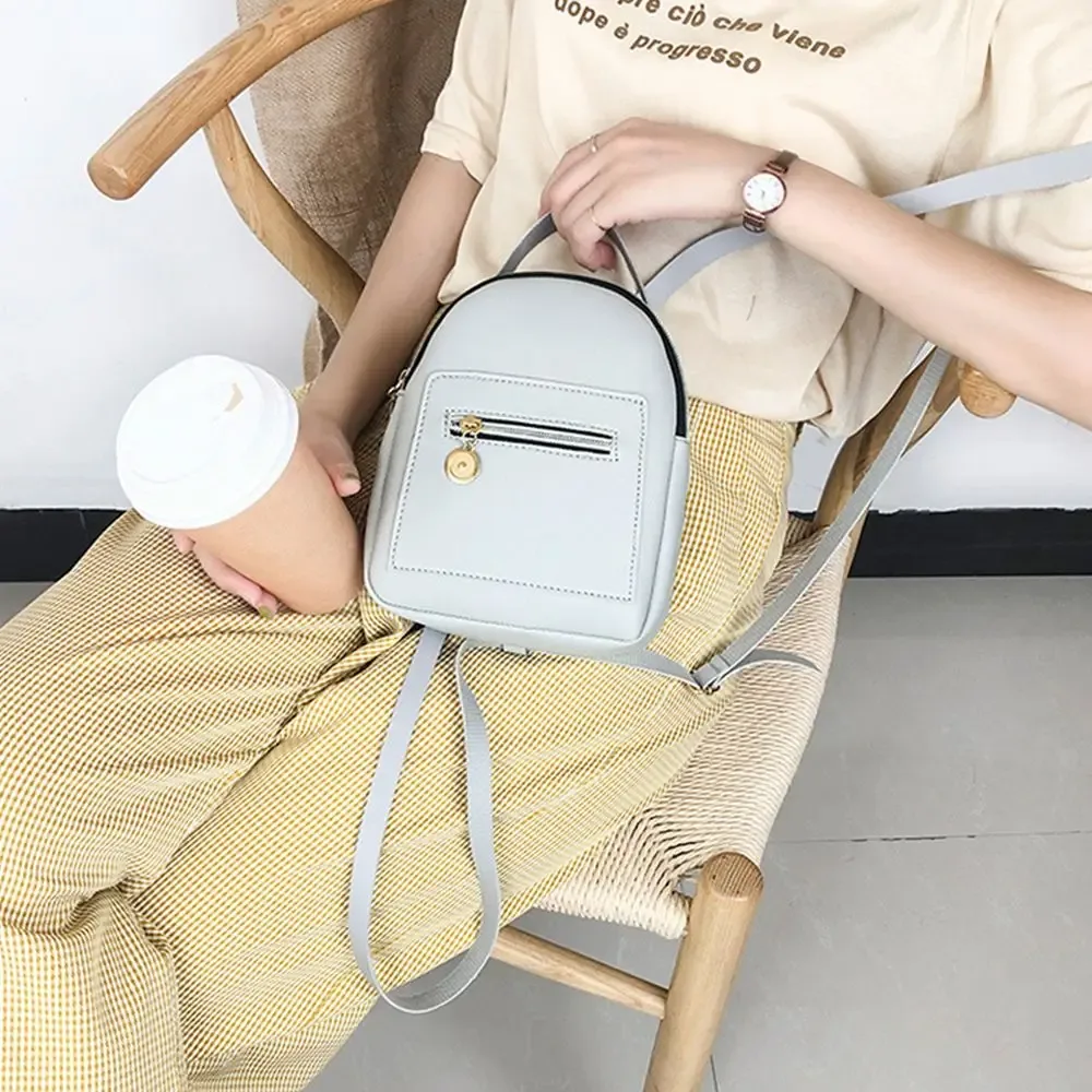 mini sac à dos étanche pour petite entreprise, sac de jour en pu pour fille, sac initié