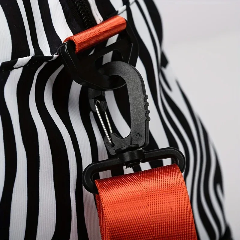 nouveau sac de voyage en nylon grande capacité 2026 avec imprimé animal, sac de sport et de rangement portable pour femme, idéal pour le week-end et les nuits courtes