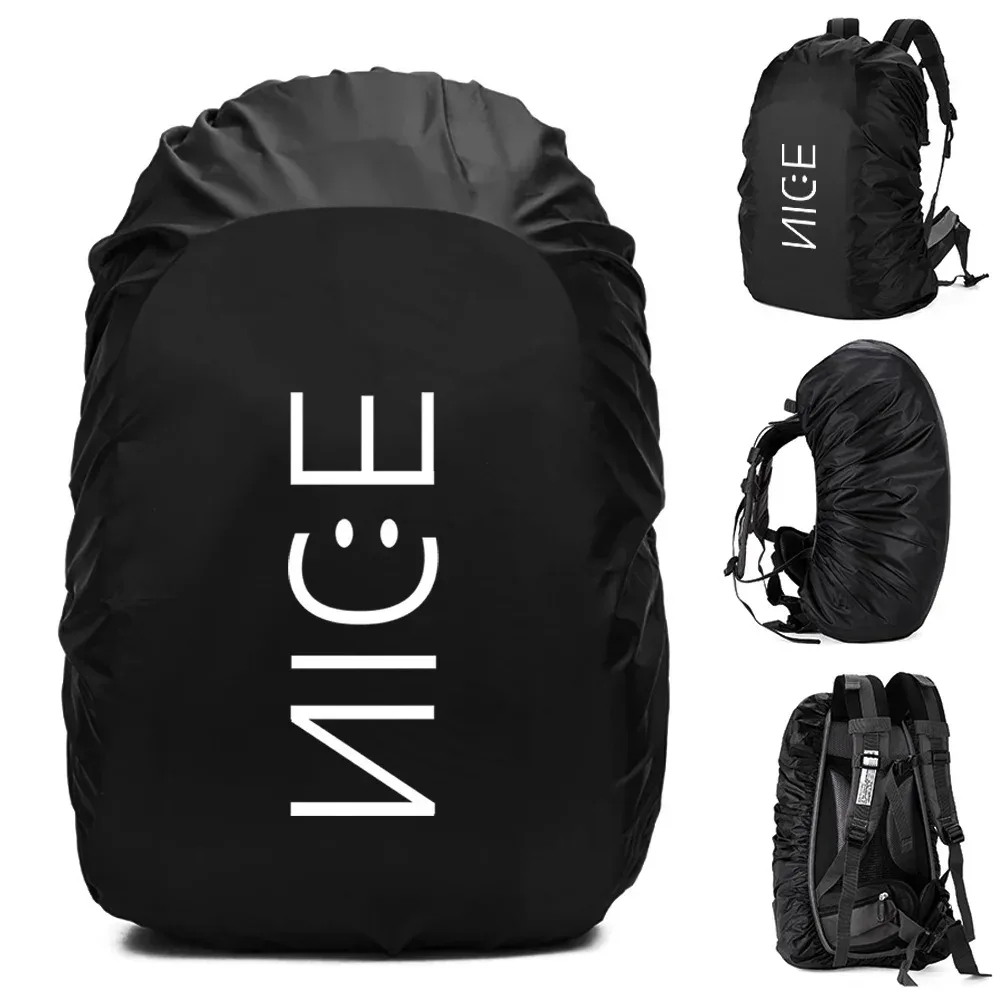 sac à dos imperméable pour homme, housse de pluie, sport de plein air, cyclisme de nuit, housse de pluie légère, sac de sécurité, camping, randonnée, 20l-75l