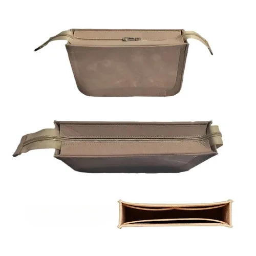 pour h evelyne 16 29 33 sac d'insertion feutre maquillage organisateur sac intérieur sac à main portable base shaper