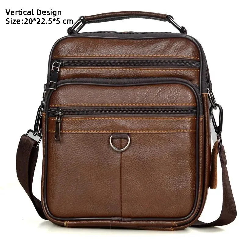 mode chaude hommes sacs de messager sacs à main en cuir véritable pour homme marque de luxe mâle sac à bandoulière pour mini pad garçon sac à bandoulière