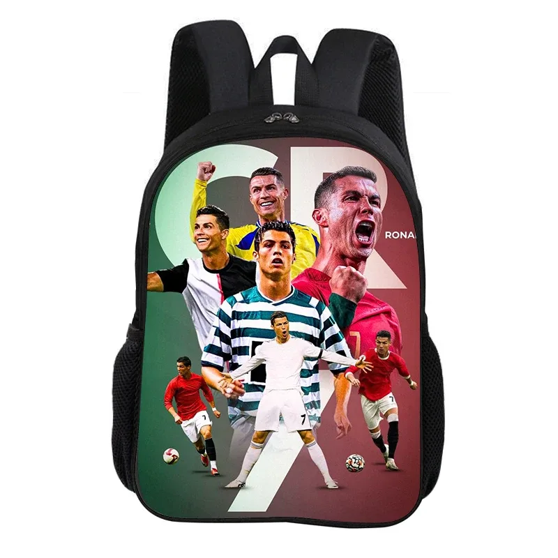 sac à dos cr football star, sac à dos pour enfant, sac à dos scolaire ronaldo, sac à dos de sport de football, sac à dos scolaire tendance, cadeau pour enfants