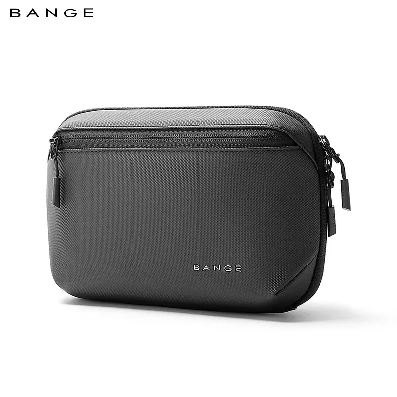 organisateur voyage polyestère noire blanc motifs points décontracté sac câbles données chargeur usb technologie pochette résistante imperméable boîte format compact