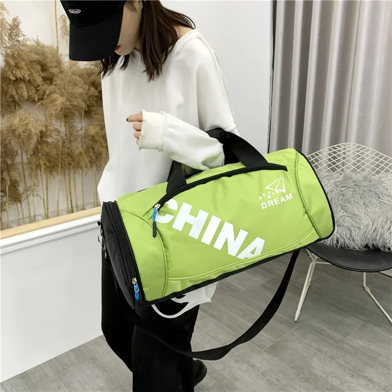 sac de sport avec logo personnalisé pour hommes et femmes, sac d'entraînement de fitness, sac de sport étanche en plein air, sac initié, motif de nom personnalisé