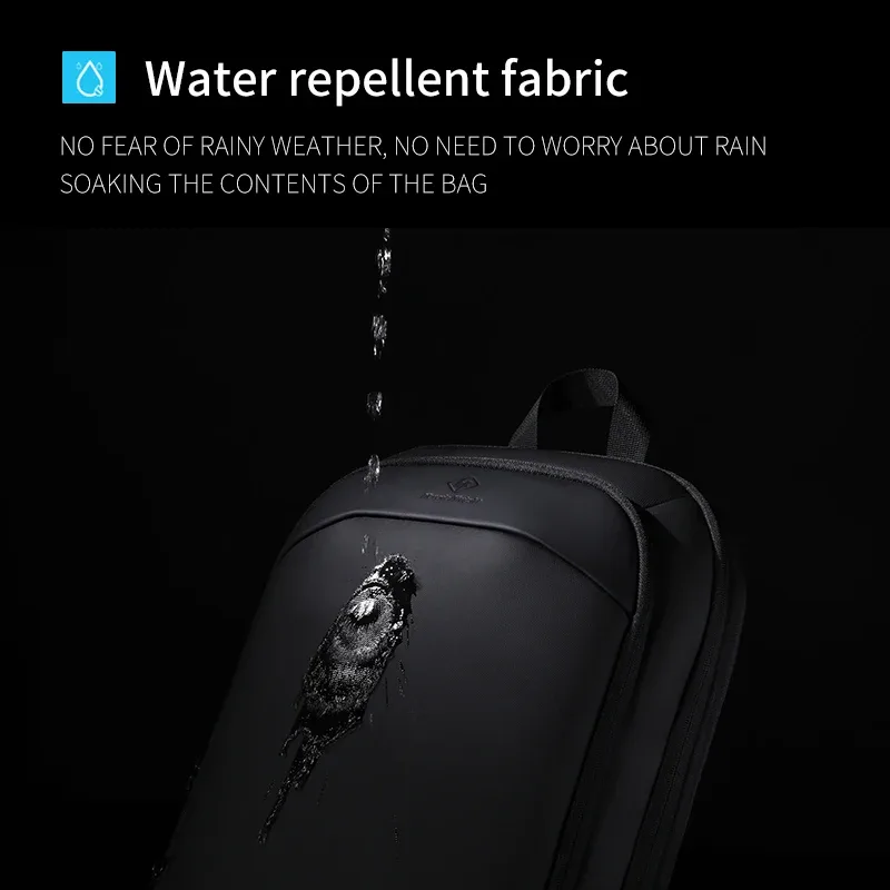 heroic knight – sac à dos de voyage extensible, fin, pour hommes d'affaires, sac pour ordinateur portable de 15.6 pouces, léger, simple, étanche, pour le bureau et l'université