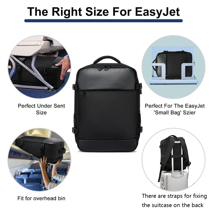 sac à dos pour ordinateur portable réglable, sac à dos de voyage résistant à l'eau, sac à dos professionnel multi-compartiments pour hommes et femmes