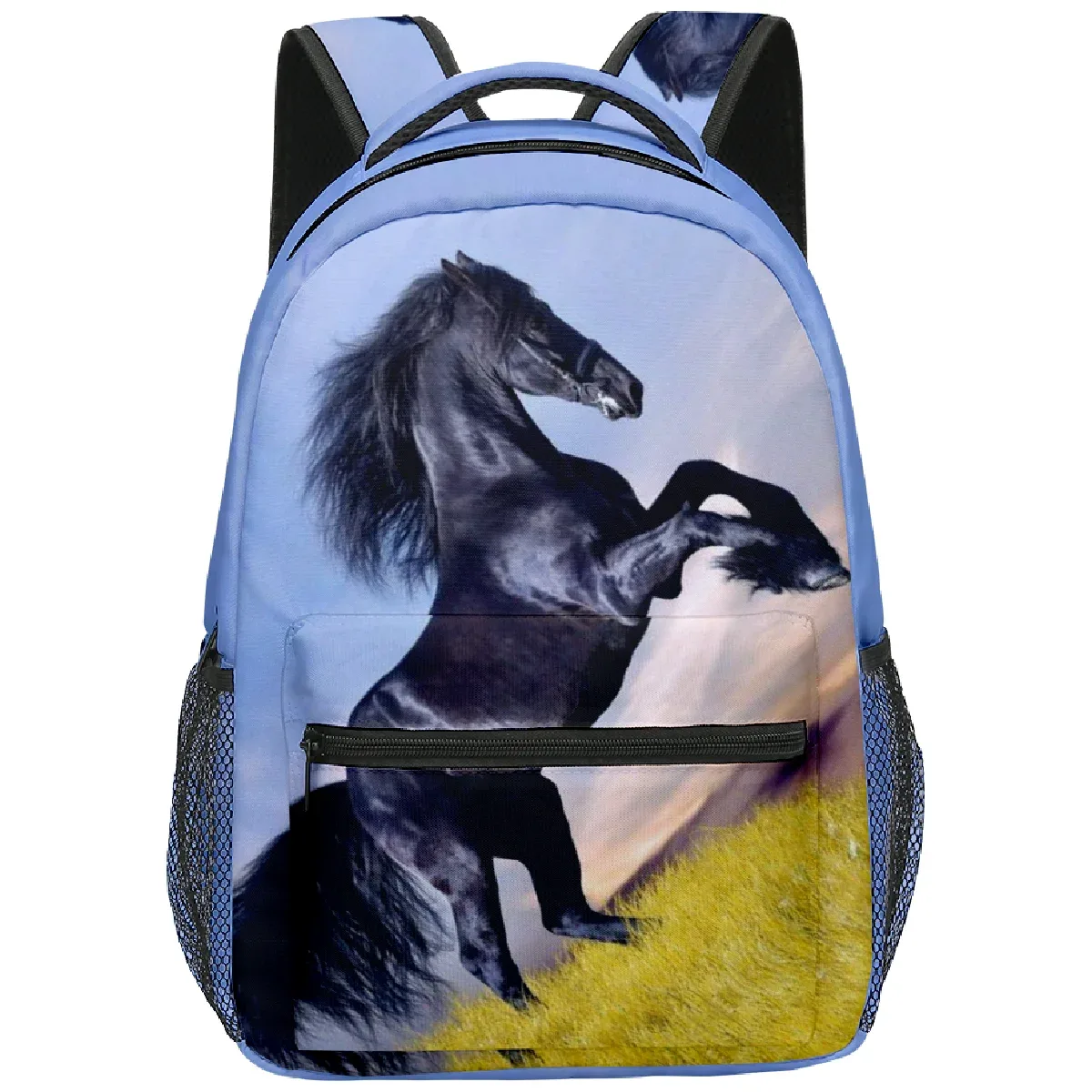 sac dos oxford université cheval licorne dessinanime voyage unisexe polyester pocheint penholder bandoulierearcue jacquard