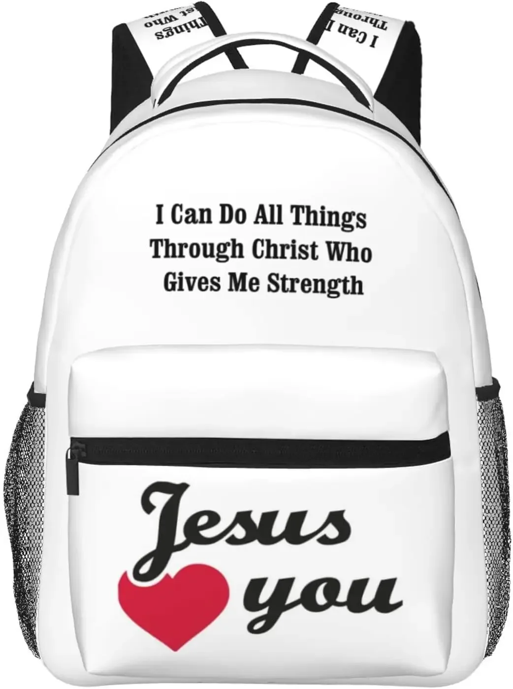j'aime jésus sac à dos chrétien jésus croix voyage sac à dos pour ordinateur portable décontracté collège sac à dos bookbag pour femmes hommes