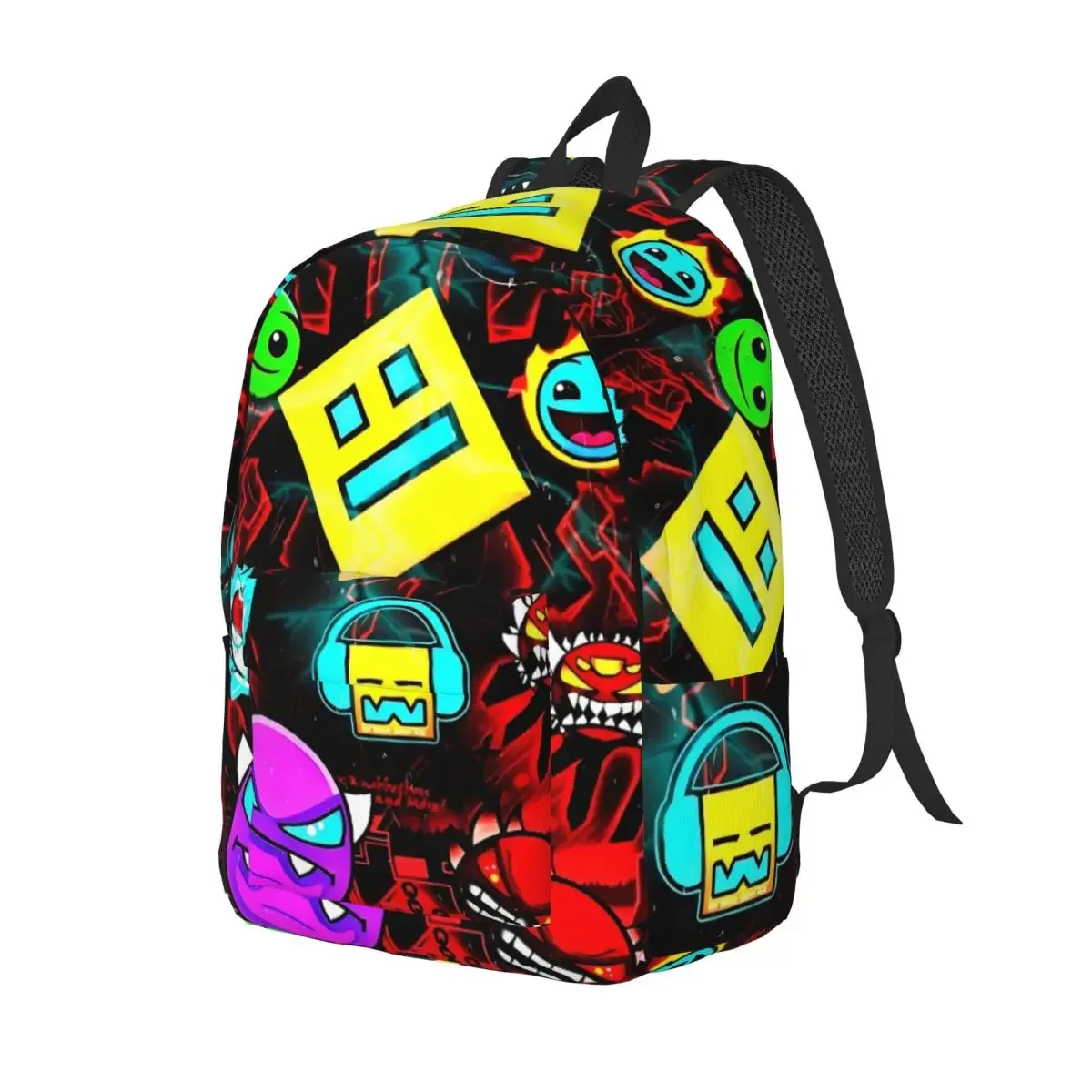 idées de gd géométrie cube gaming dash sac à dos pour hommes femmes mode étudiant randonnée voyage sac à dos collège sac à bandoulière cadeau