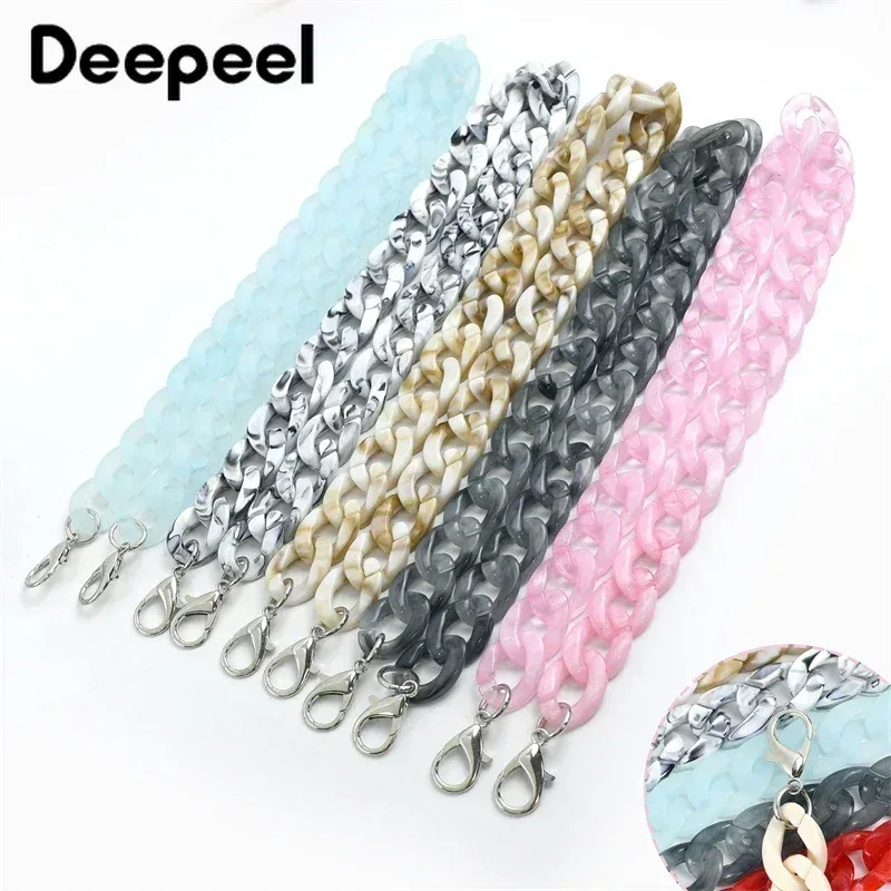 deepeel – sangles de sacs en acrylique coloré, 60cm, chaînes de sac à main, sangle d'épaule, pièces de rechange, accessoires de quincaillerie de bricolage, 1 à 5 pièces