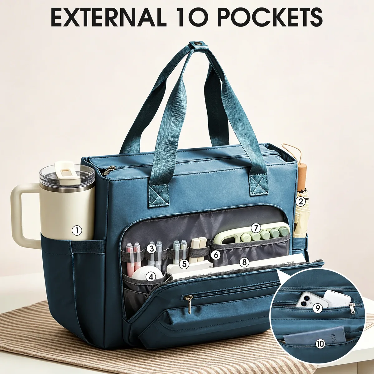 sac de cabine american airlines, sac pour ordinateur portable, sac à main, sac de travail, sac pour enseignant, sac pour infirmière, dimensions 18x14x8 pouces