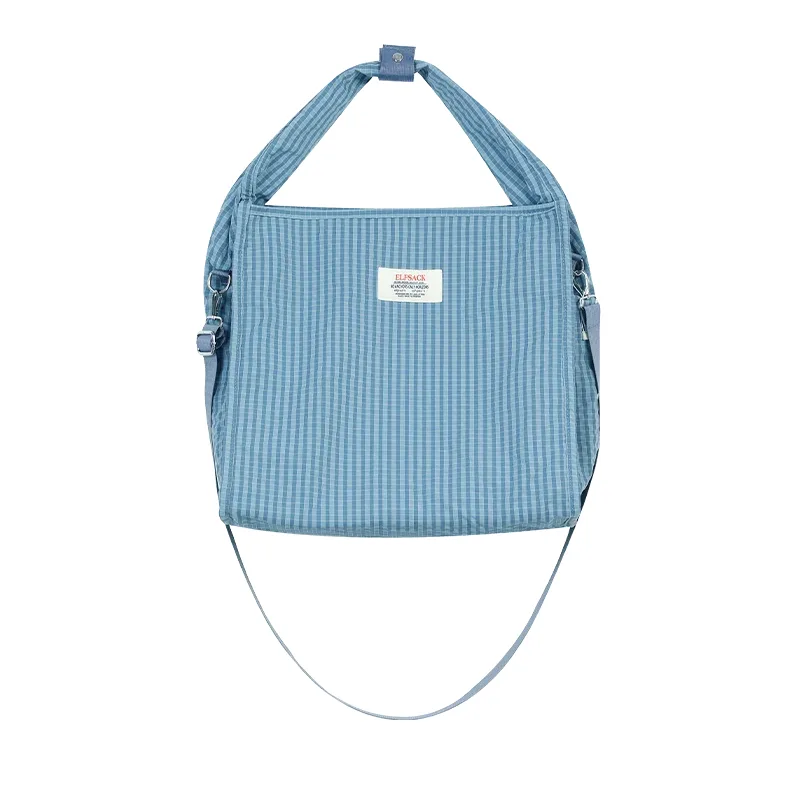 elfsack 2025 été nouveauté y2k plaid sac fourre-tout grande capacité coréen collège style bandoulière sac à bandoulière pour femme