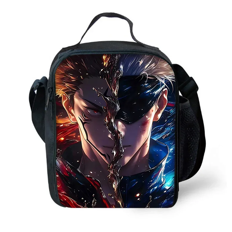 sac à dos d'école pour enfants, anime j-jujutsus k-kaisens, avec sacs à déjeuner, sacs à crayons, sacs d'école pour garçons et filles, meilleur cadeau