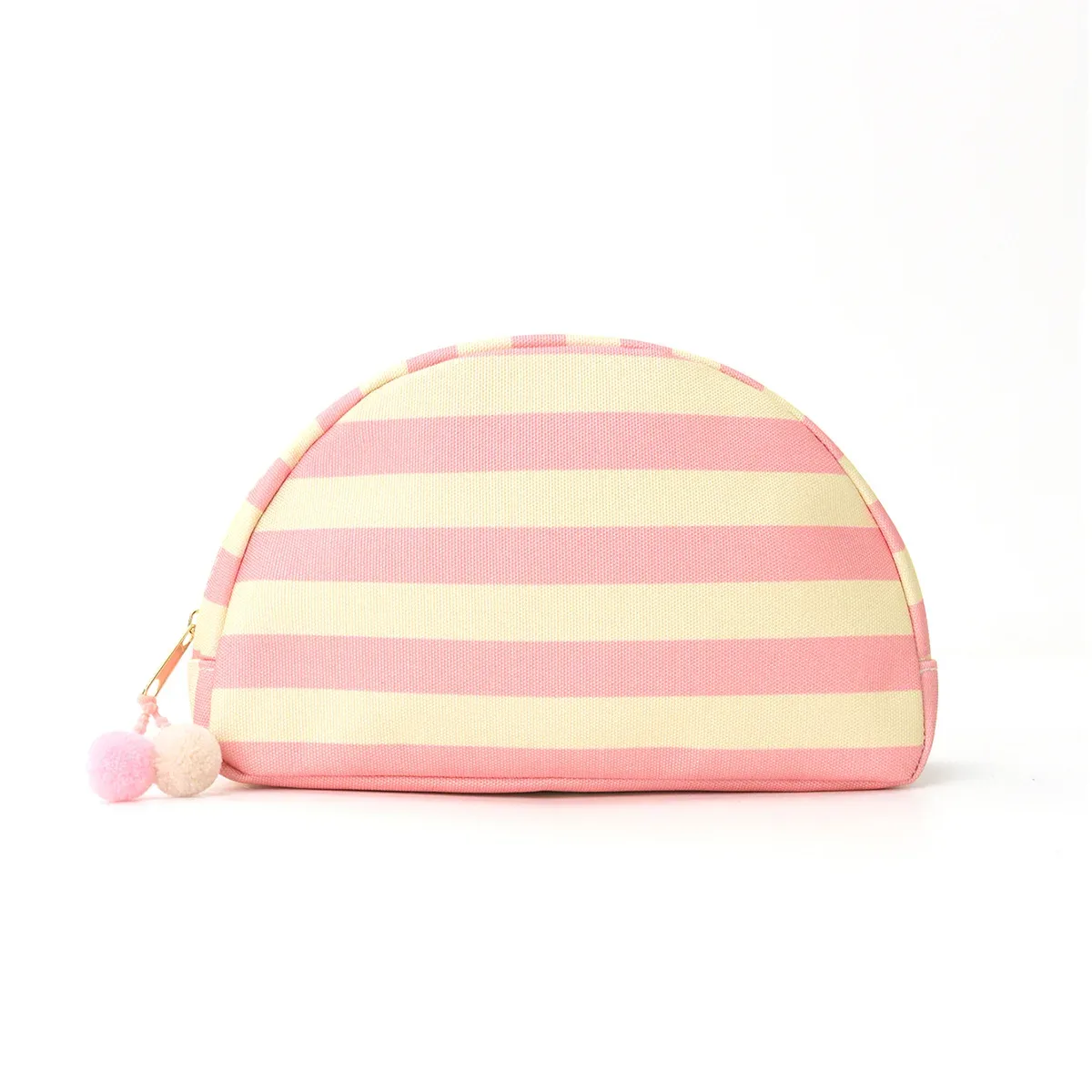 sac de rangement cosmétique rayé personnalisé avec logo imprimé, grande capacité, sac de rangement dopamine, sacs de rangement cosmétiques de voyage simples et tendance