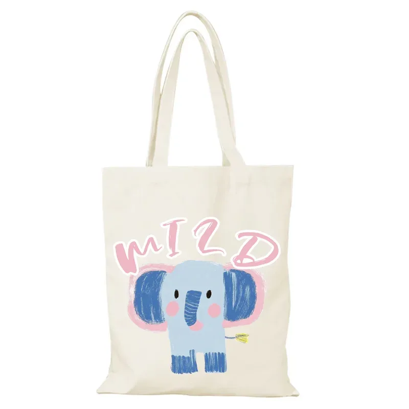 nouveaux sacs à main sacs en tissu de bande dessinée sac à bandoulière mignon pour femmes le sac fourre-tout eco shopper shopping plage toile sac à main dame pliant