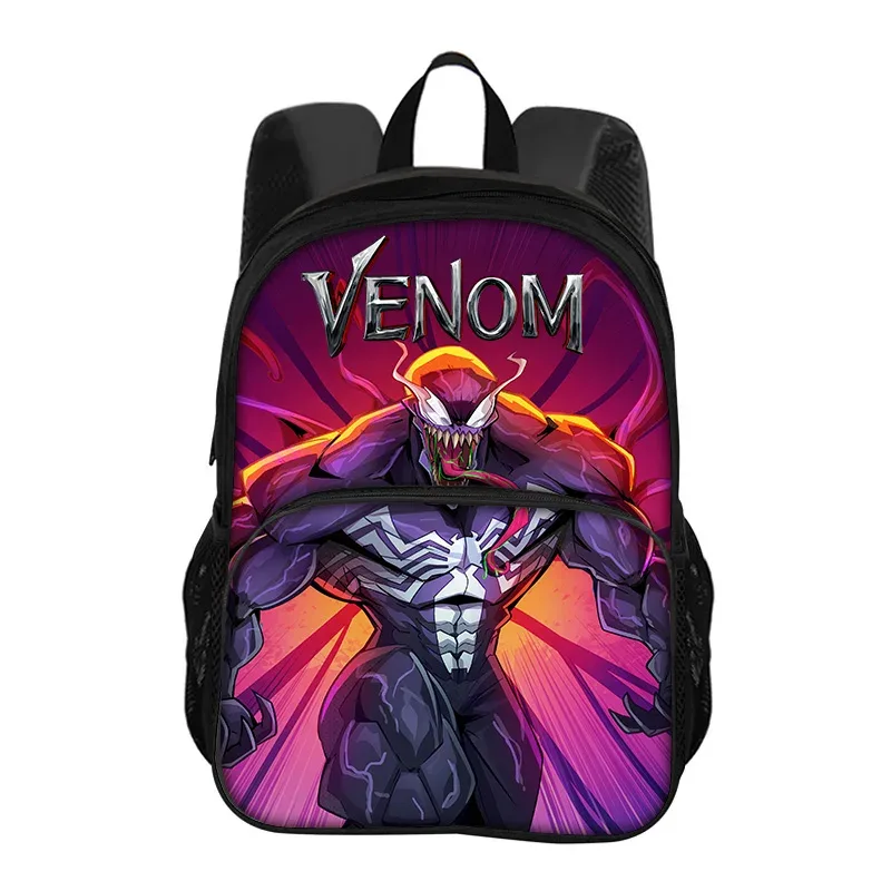 sac à dos avec poche avant venom movie, à la mode, pour voyage, papeterie, cadeau pour enfants, école, polyvalent