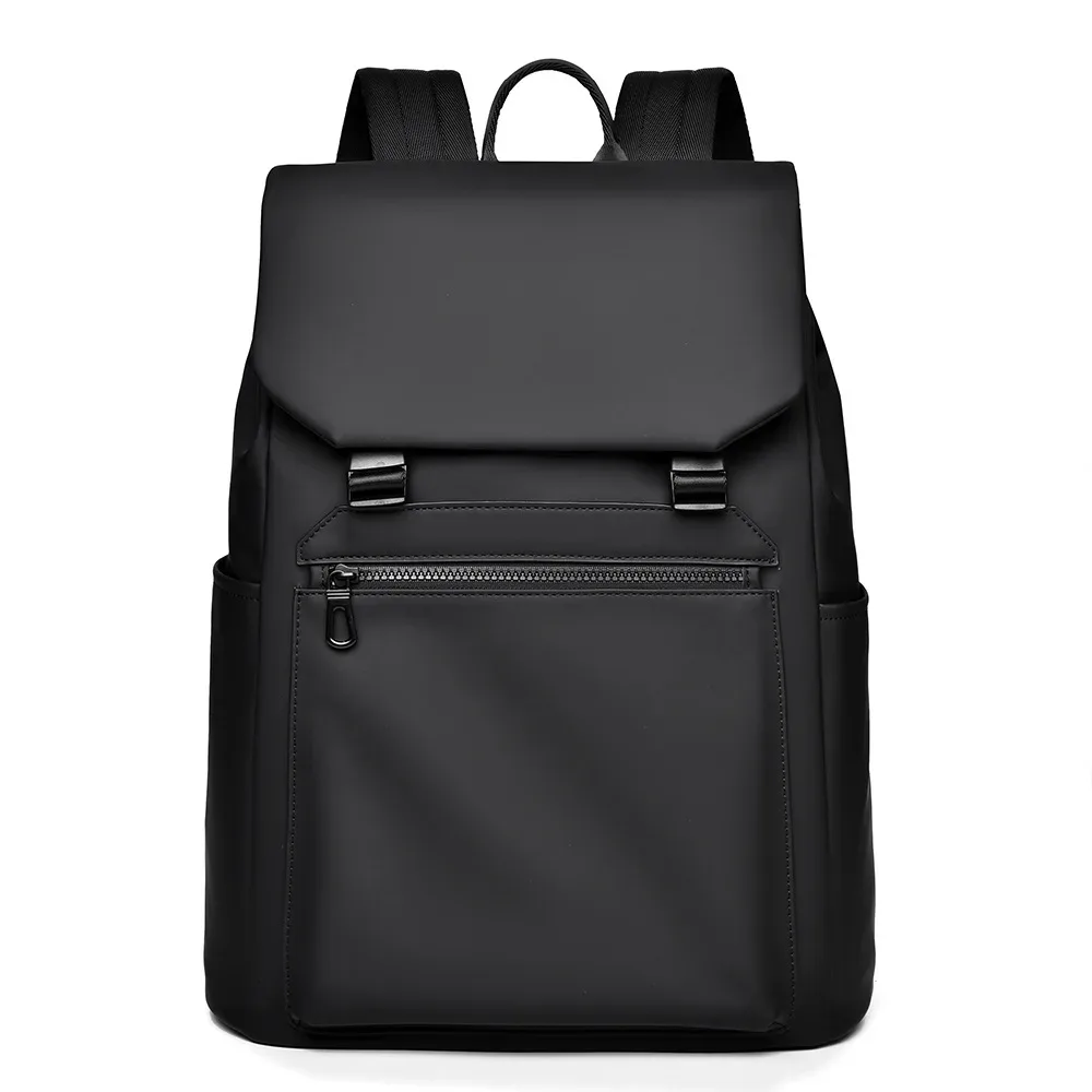 sac dos nylon homme noir gris vert 16 pouces multifonction ordinateur portable imperméable bandoulière arquée