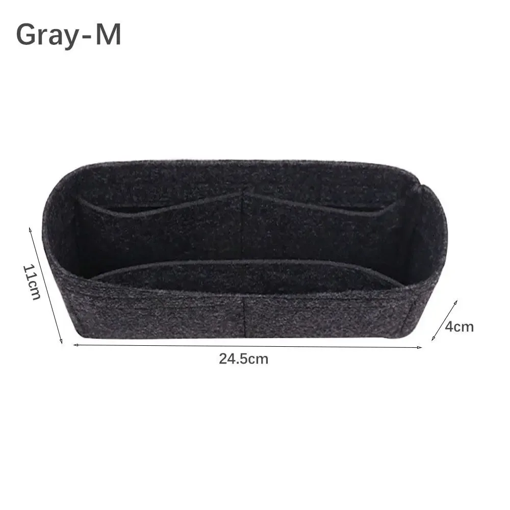 sac de rangement en feutre de haute qualité, insert en feutre, support pour sac à main, organisateur portable, sac intérieur