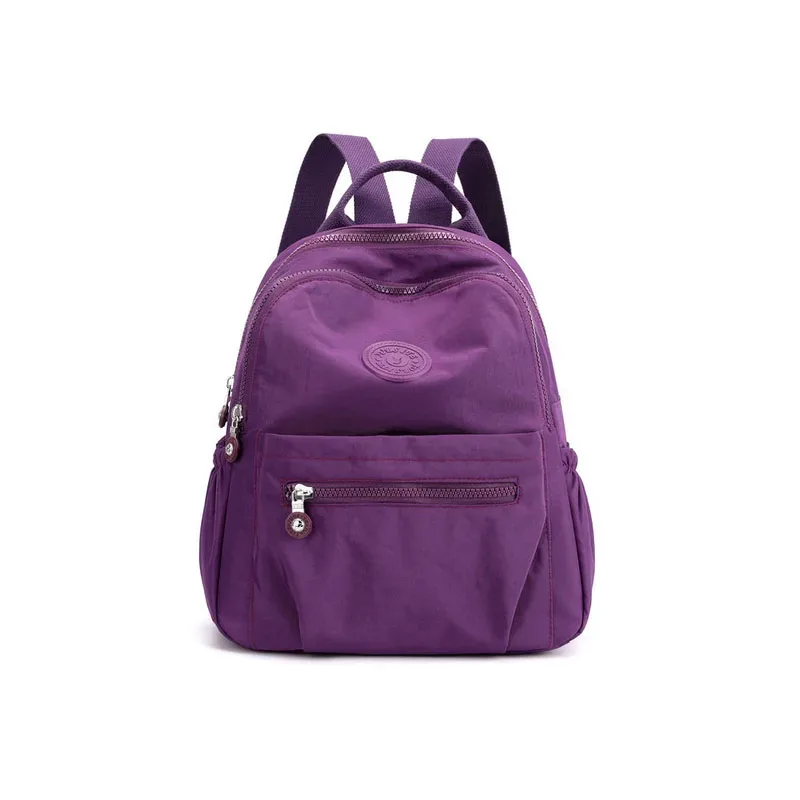 sac à dos tendance pour femmes en nylon oxford, petit sac à dos coréen stylé, sac à livres polyvalent en toile, sac de voyage pour maman