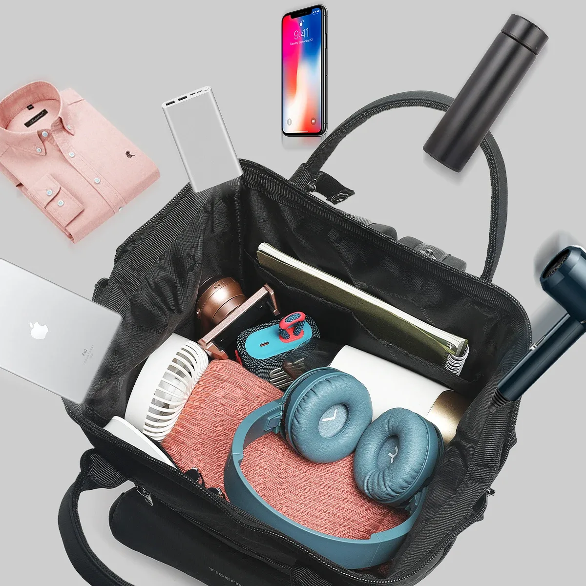 tigernu nouvelles dames sac à dos décontracté pour les femmes résistant aux éclaboussures tpu voyage camping femme sacs à main léger randonnée école sacs à dos