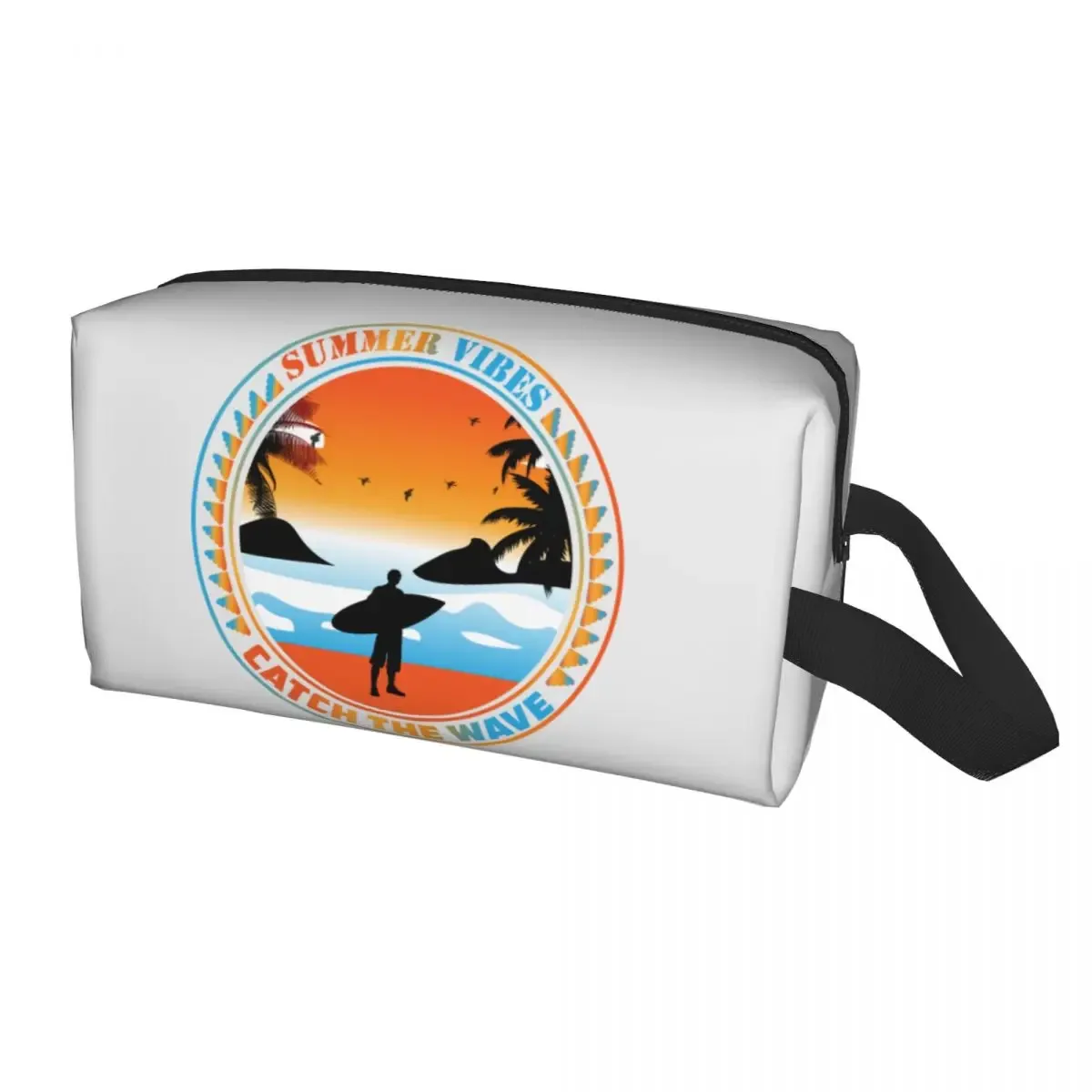 trousse de maquillage personnalisée mr zogs surfing sex warm pour femmes, trousses de toilette de rangement, trousse de maquillage de voyage, trousse de maquillage de mode, évaluation