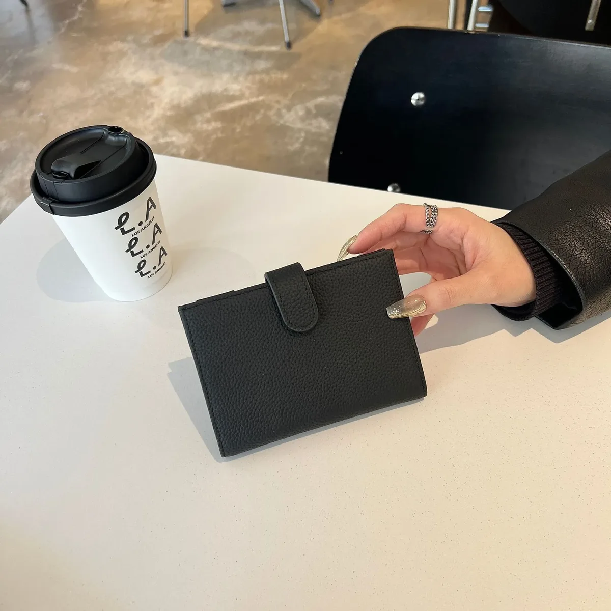 porte-passeport ultra-fin en cuir véritable avec nom personnalisé, nouveau porte-carte multifonctionnel, porte-billets, sac de rangement