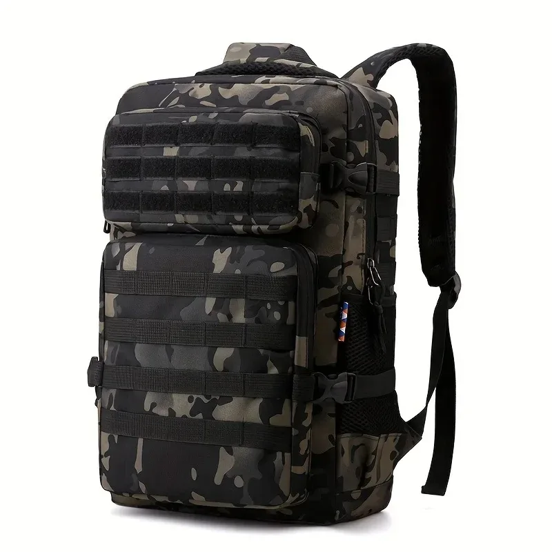 sacs à dos tactiques sac à dos de camouflage pour hommes, sac à dos de randonnée et de camping, sac à dos de sports de plein air multicouche de grande capacité