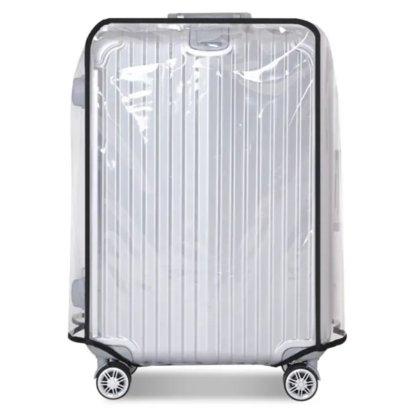 housse de bagage en pvc transparent housse de valise trolley housse étanche et anti-poussière accessoires de voyage housse de valise