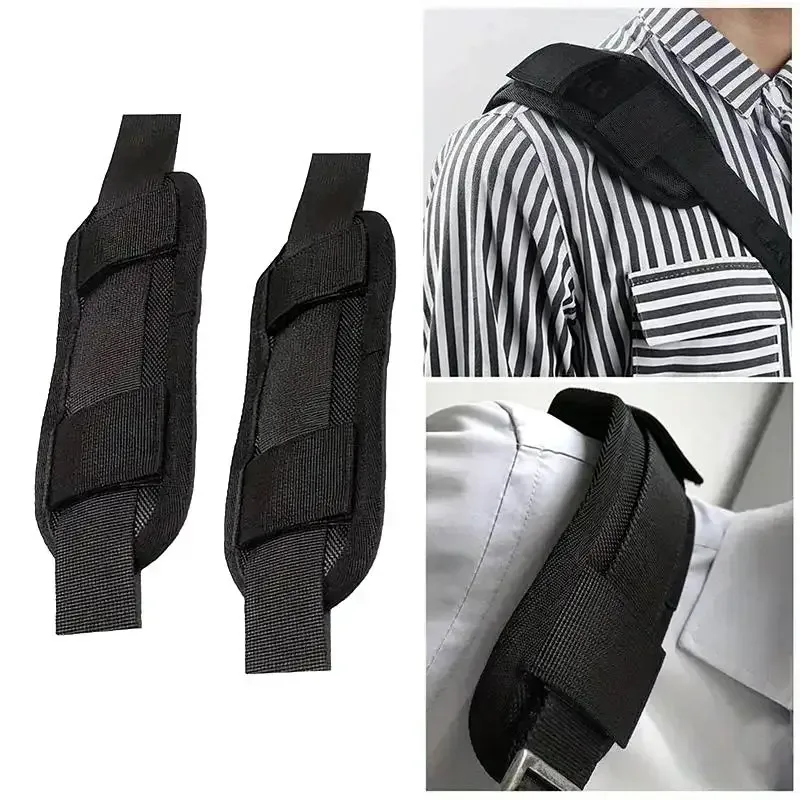 ceinture bandoulière antidérapante maille respirante tissu nylon couleur noire confort voyage sangles sac épaules