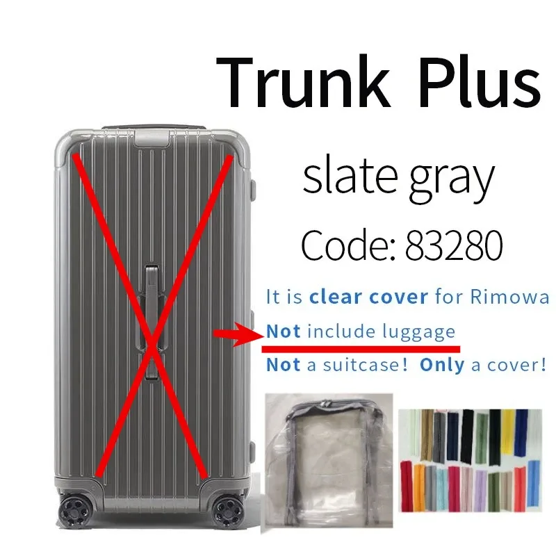 housses transparentes en pvc adaptées aux bagages rim essential 33 pouces, protection de valise de voyage, accessoires transparents, housse de protection anti-rayures