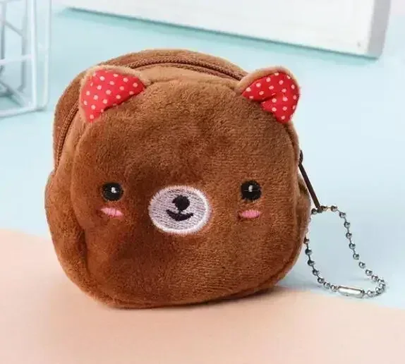 peluche gris petites baleines porte-monnaie mignon fermeture éclair femmes porte-monnaie forme de requin filles écouteur argent sac de rangement sac à clés sac à main