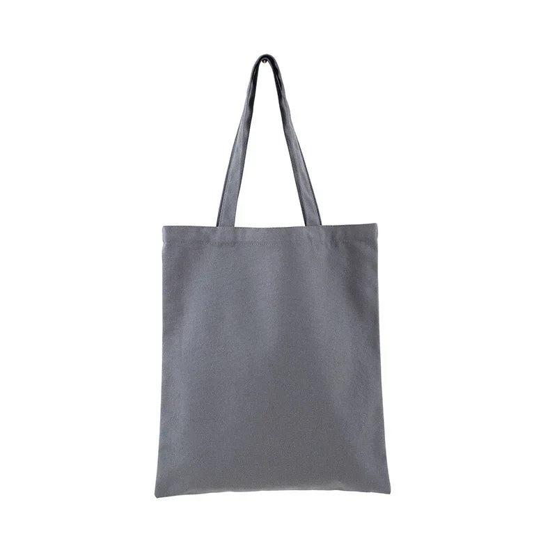 sac fourre-tout de shopping écologique en coton personnalisé, couleur bonbon, pliable et réutilisable, sac de supermarché en toile pour femmes