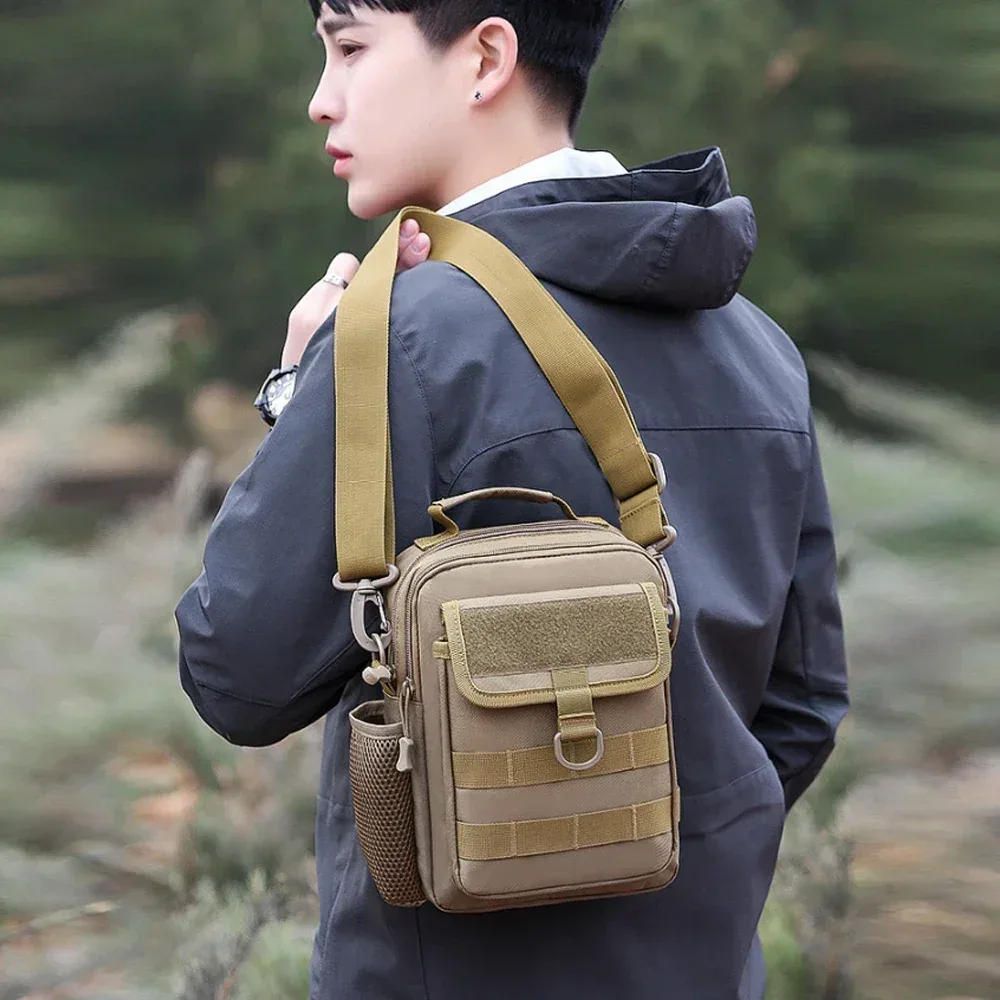 sac de taille militaire tactique molle, sac à main d'extérieur, sac étanche, sac à bandoulière pour camping, voyage, randonnée, trekking, chasse
