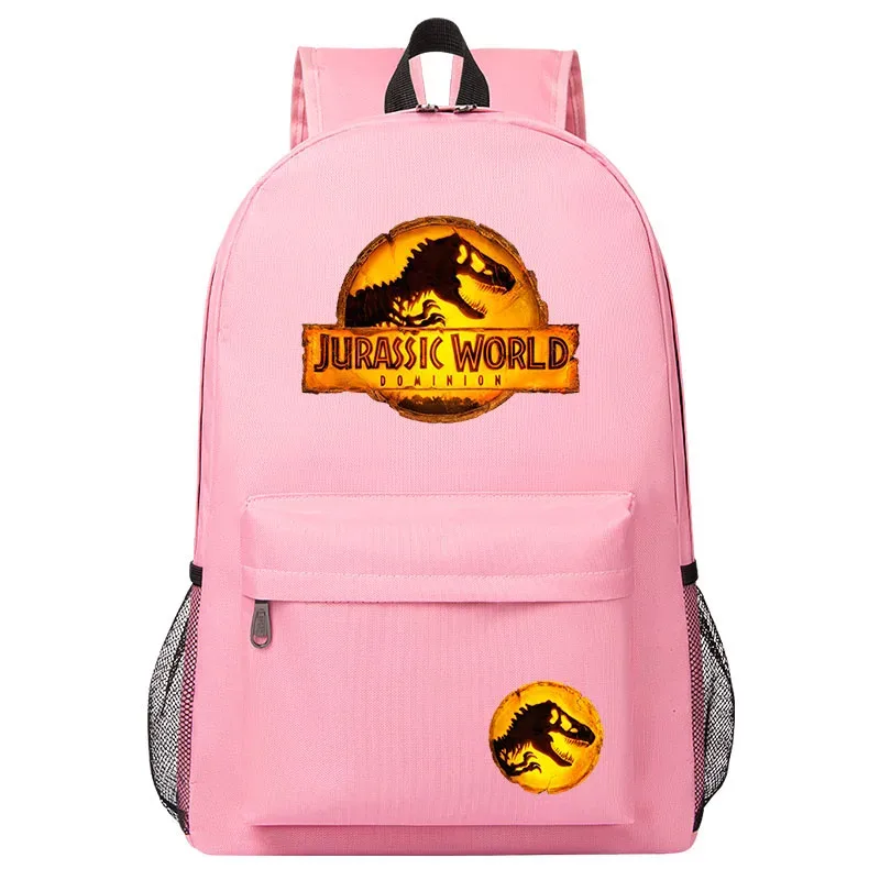 nouveau jurassic world dominion enfants sac d'école de haute qualité enfants étudiant sac à dos cartable adolescent ordinateur portable sacs à bandoulière