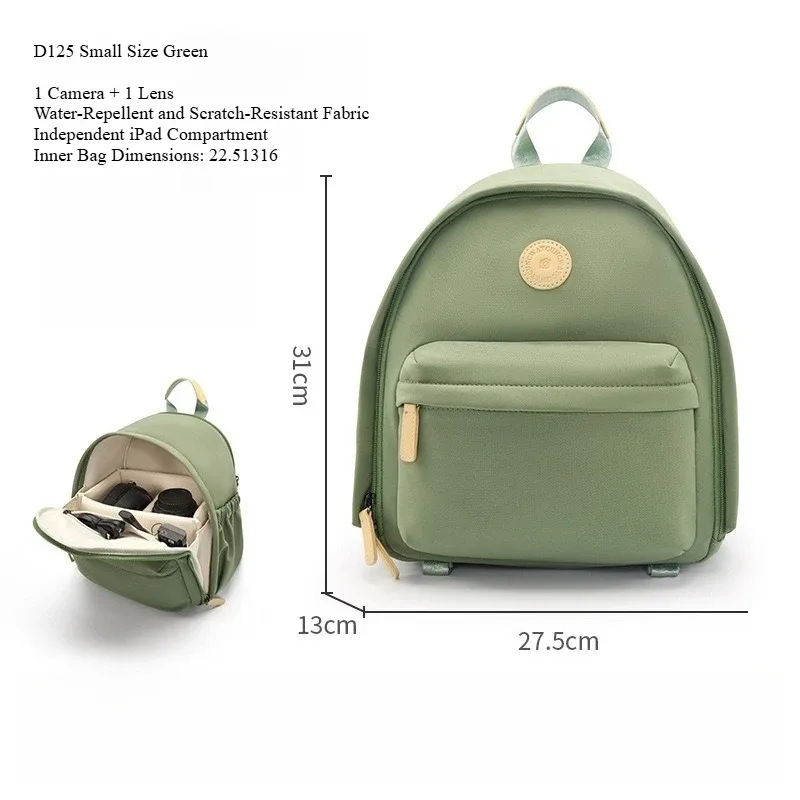 sac à dos cwatcun. sac à dos pour appareil photo, sac pour appareil photo reflex numérique élégant et tendance avec compartiment pour ordinateur portable et trépied