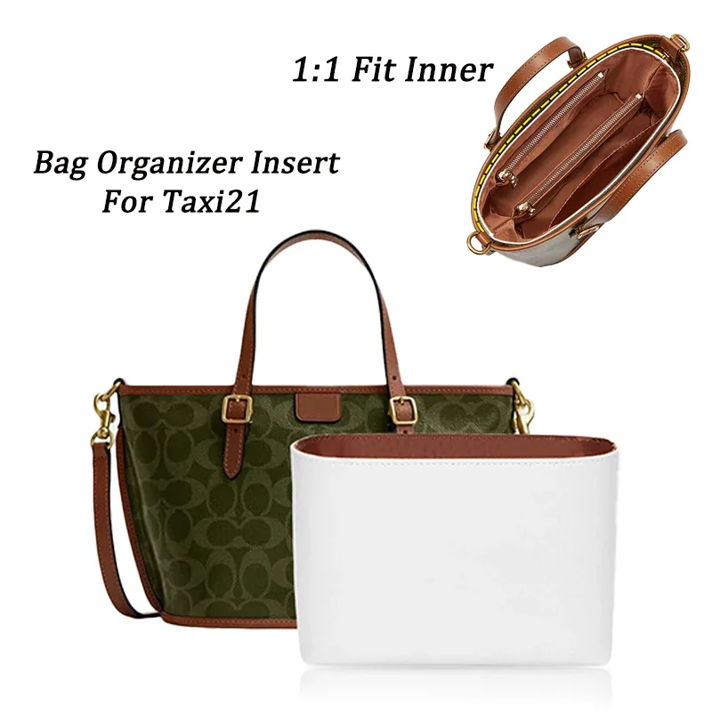 organisateur voyage cuir synthétique marron vert géométrique doublure imperméable format moyen taxiplus inserts support