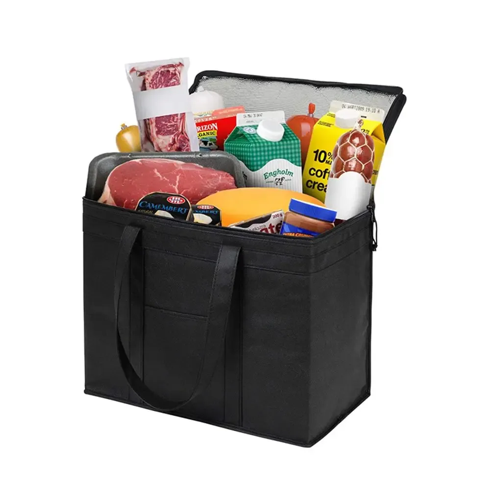 sac isotherme de camping extra large pour pique-nique, sacoche de rangement pour aliments, de voyage, pour déjeuner, isotherme à glace
