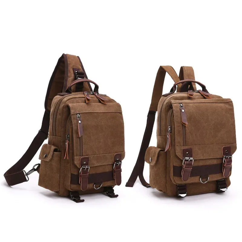 nouveau petit sac à dos en toile pour hommes, sac à dos de voyage multifonctionnel, sac à bandoulière pour femmes, sac à dos pour ordinateur portable, sacs d'école, sac à dos de jour pour femmes