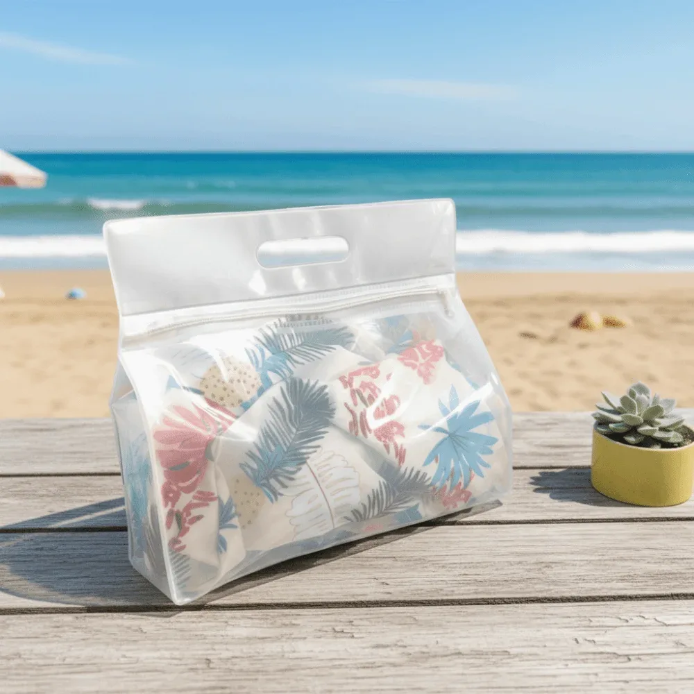 sac de toilette de voyage à séparation humide et sèche, grande capacité, imperméable, avec caractéristiques anti-humidité, sac de natation en matériau épaissi