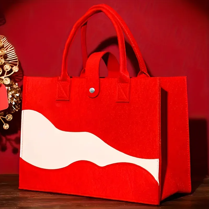 sac fourre-tout en toile rayée pour femmes, 1 pièce, sac à main multifonctionnel de banlieue, sac à bandoulière, sac de rangement pour shopping