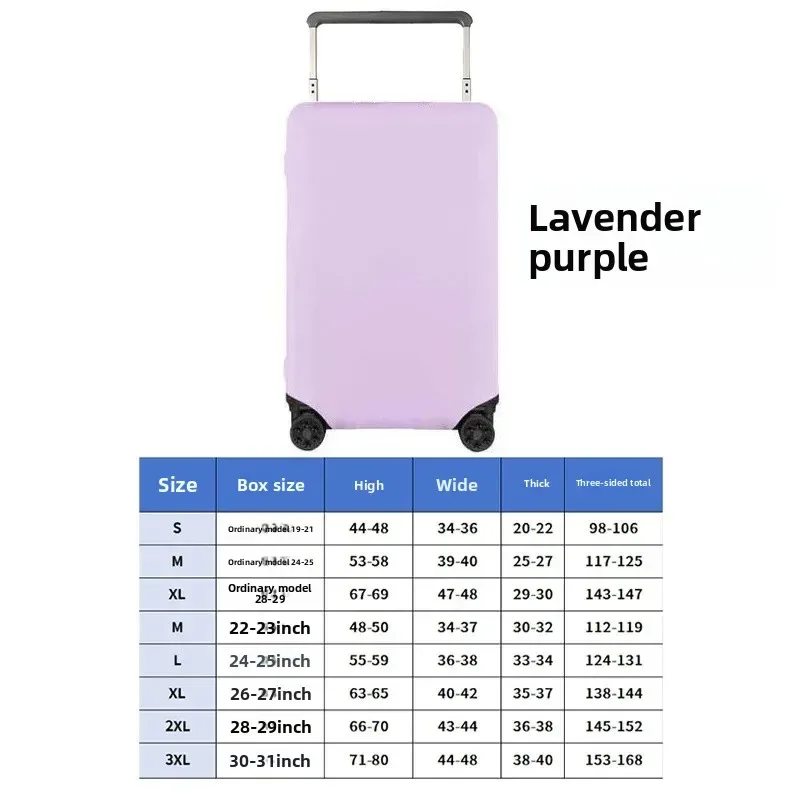 housse de bagage de voyage sportive épaissie pour tige de traction large, housse de protection spécialisée anti-poussière pour valise et étui en cuir