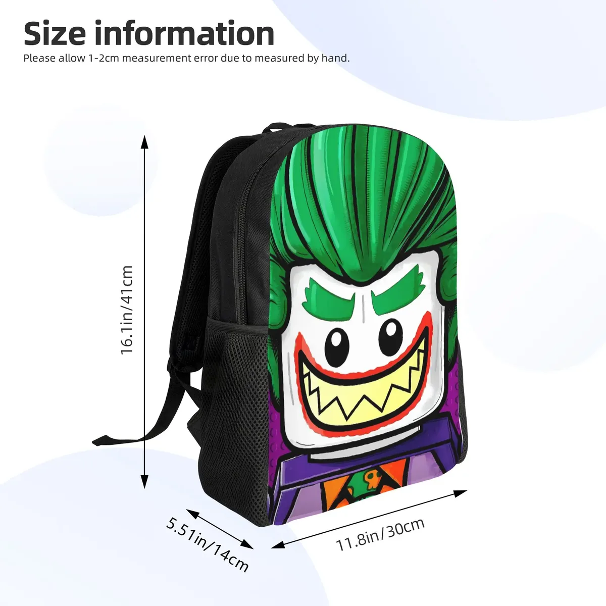 sac à dos de randonnée imprimé en 3d b-batmans, sacs à dos souples personnalisés pour hommes, joli sac à dos pour lycée