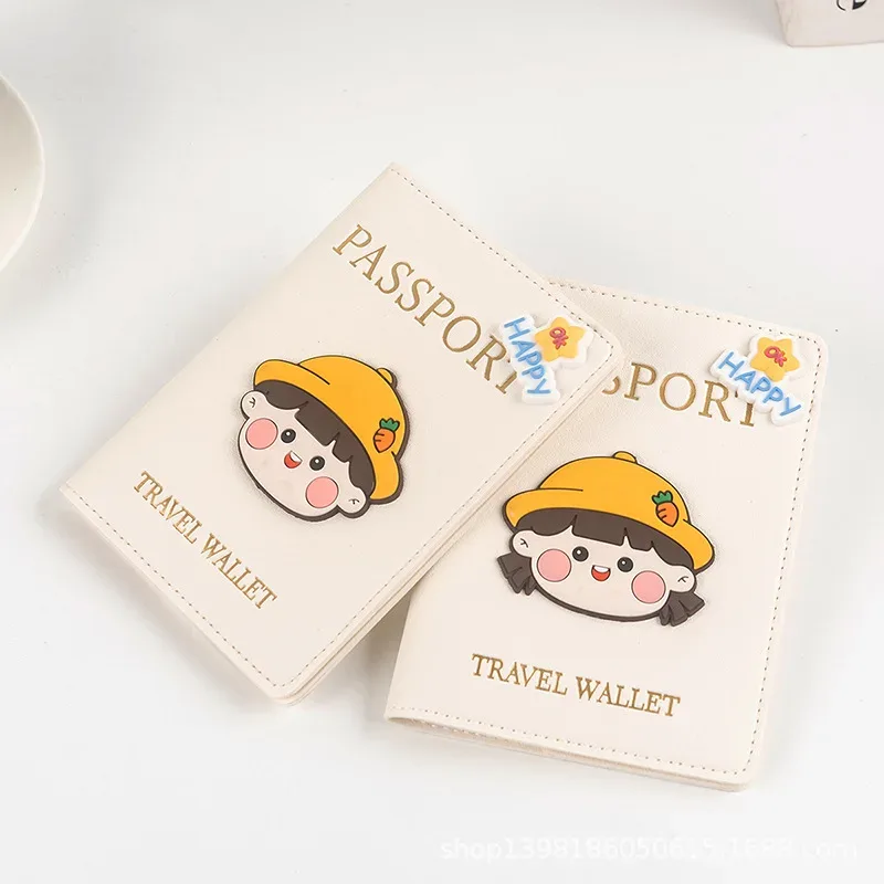 Couverture de passeport sur le thème d'anime, porte-documents de voyage tendance pour sac essentiel quotidien, couvertures de passeport